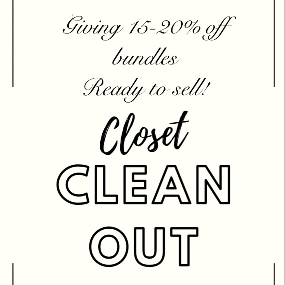 CLOSET CLEAN OUT